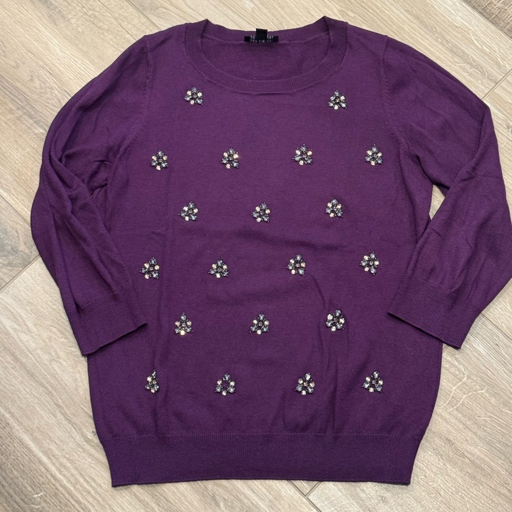 The Limited - Bejeweled Sweater